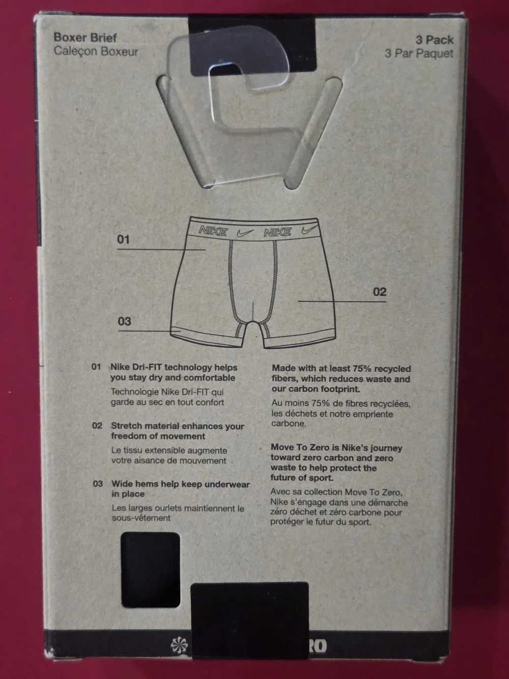 Nike Youth Dri-FIT Micro Boxer Briefs - Black & Blue